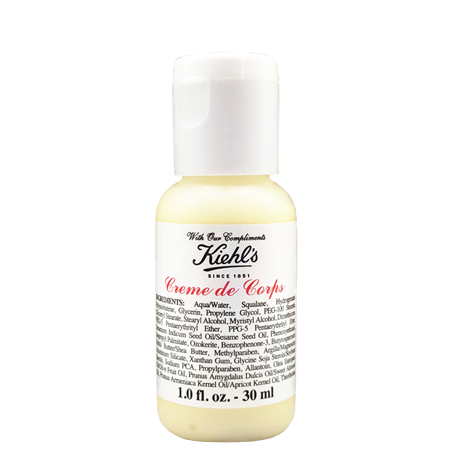 Kiehl's Creme de Corps 30ml ครีมบำรุงผิวสูตรเข้มข้นพิเศษยอดนิยม สำหรับผิวแห้งมากหรือผิวบริเวณที่แห้งเป็นพิเศษ ให้ผิวของคุณกลับมานุ่ม ชุ่มชื่น อีกครั้ง