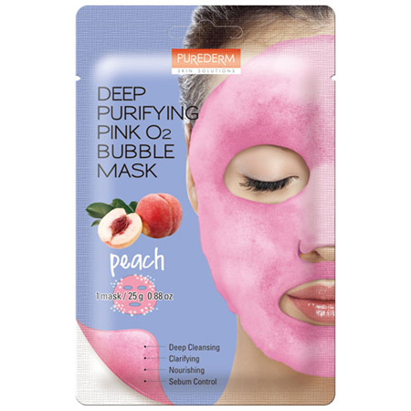 Purederm, Purederm Bubble Peach, Purederm Bubble Peach รีวิว, Purederm Bubble Peach ราคา, Purederm มาสก์บับเบิ้ล, มาสก์บับเบิ้ล