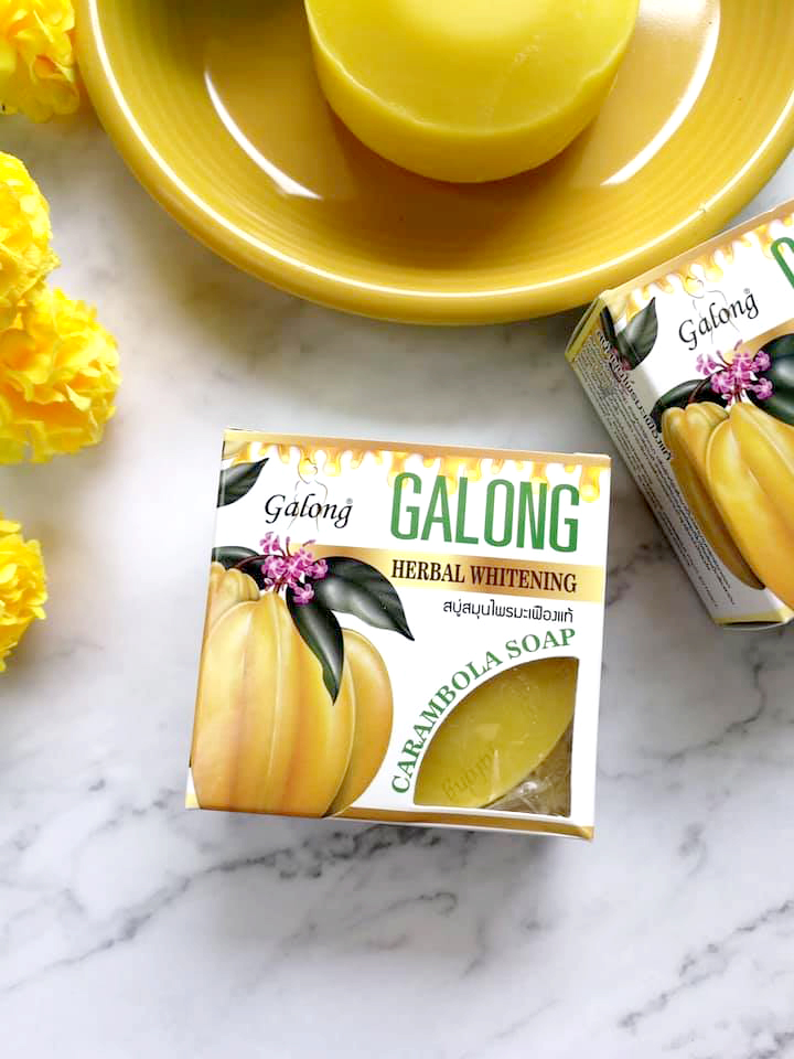 Galong การองสบู่สมุนไพรมะเฟืองแท้ 150g