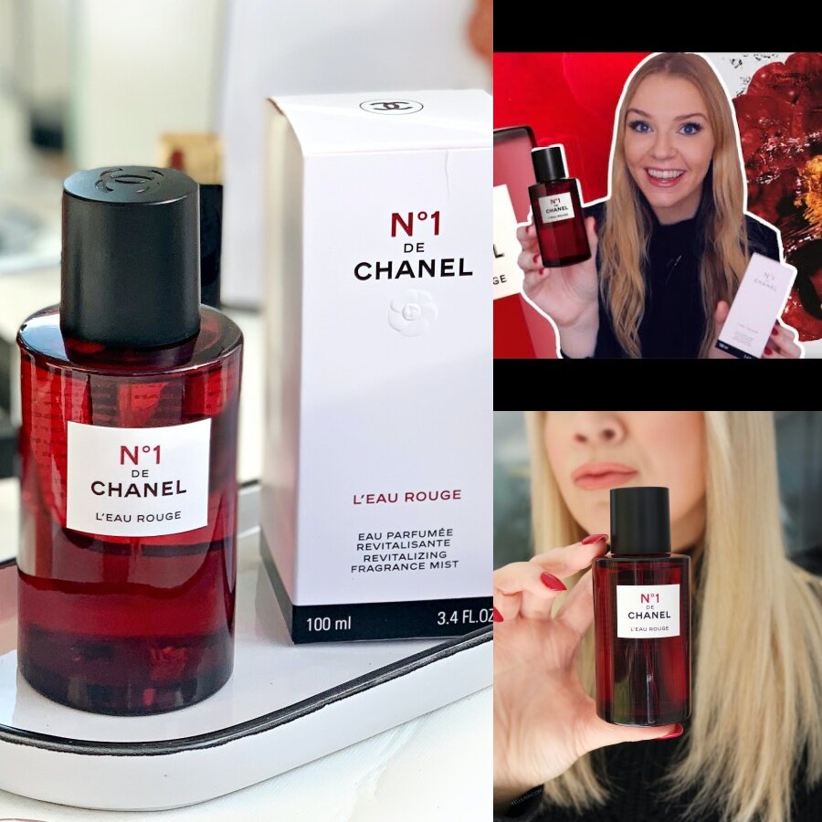 Chanel No.1 De Chanel L'Eau Rouge 100ml (กล่องมีตำหนิ ไม่มีผลต่อการใช้งาน) สเปรย์น้ำหอมที่ให้ความรู้สึกสดชื่นมีชีวิตชีวา จากดอกคามิลเลียสีแดง กลิ่นที่ให้ความสดชื่น เปล่งประกาย ชวนให้รู้สึกกระปรี้กระเปร่า และกลิ่นที่อ่อนโยนและบอบบาง