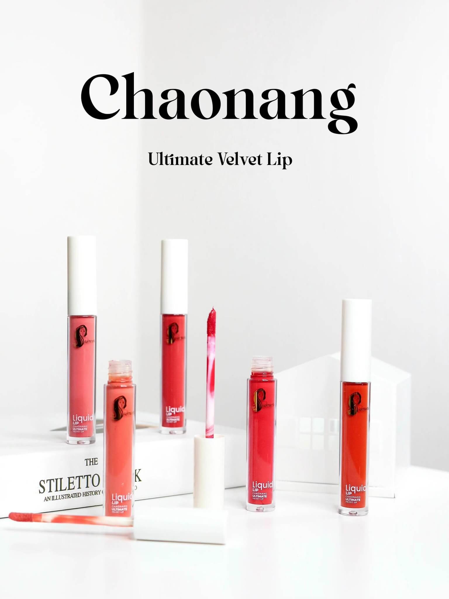 Chaonang,Ultimate Velvet Lip,Chaonang Ultimate Velvet Lip , ลิปสติกเนื้อกำมะหยี่, ลิปสติกเนื้อแมท, ลิปสติก,ลิปเจ้านาง,ลิปสติกเจ้านาง