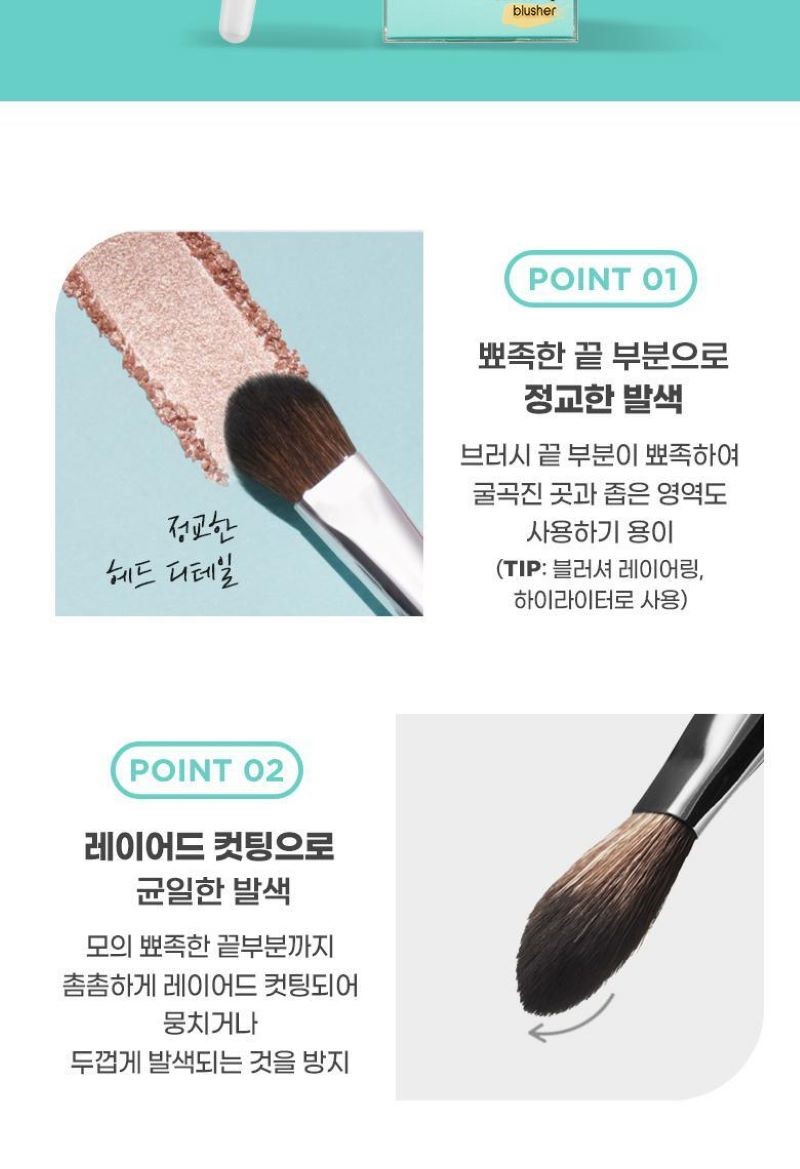 Fillimilli Point Blusher Brush 885 ,แปรงแต่งหน้า Fillimilli  ,  Fillimilli Brush  ,แปรงแต่งหน้าถูกและดี , Fillimilli  ,필리밀리 포인트 블러셔 브러쉬885 