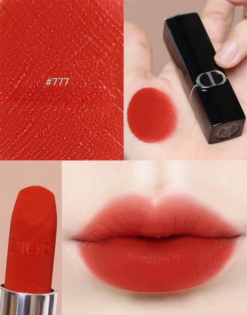 Dior Couture Color Lipstick Velvet 1.5g #777 Fahrenheit (No Box)